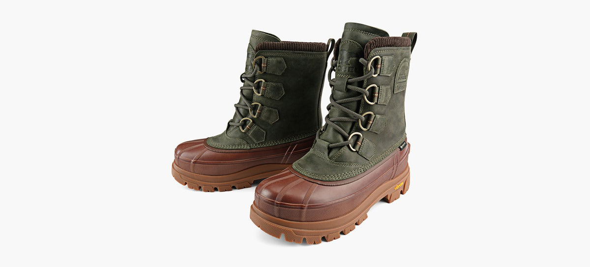 SOREL BOTTESORELXBARBOURCARIBOUHORIZONGTX en KHAKI vue 4