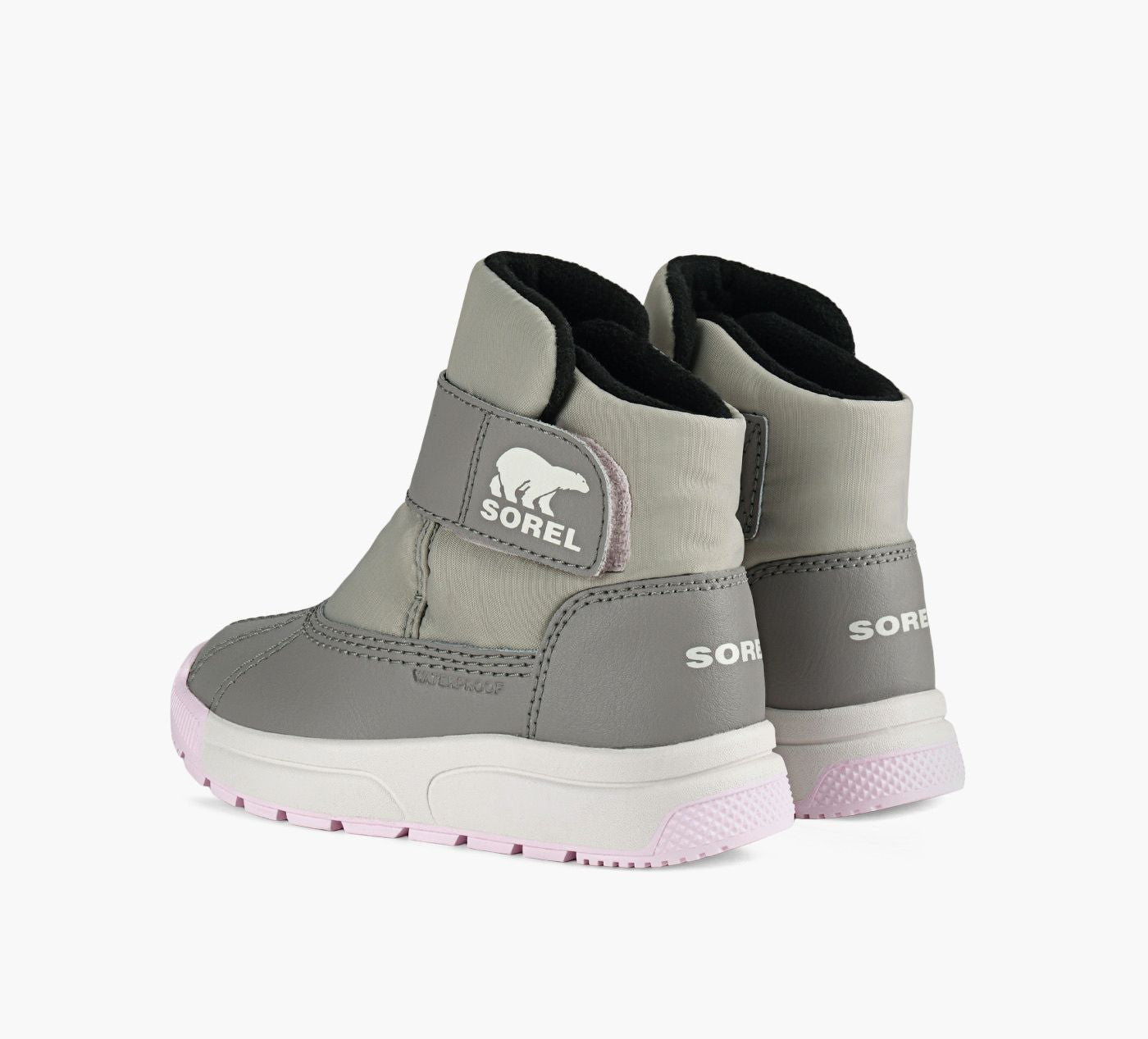 SOREL WHITNEYIIISANGLEIMPERMABLEMIHAUTE en GRIS vue 3