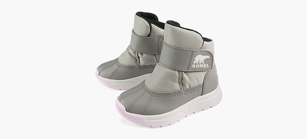 SOREL WHITNEYIIISANGLEIMPERMABLEMIHAUTE en GRIS vue 4