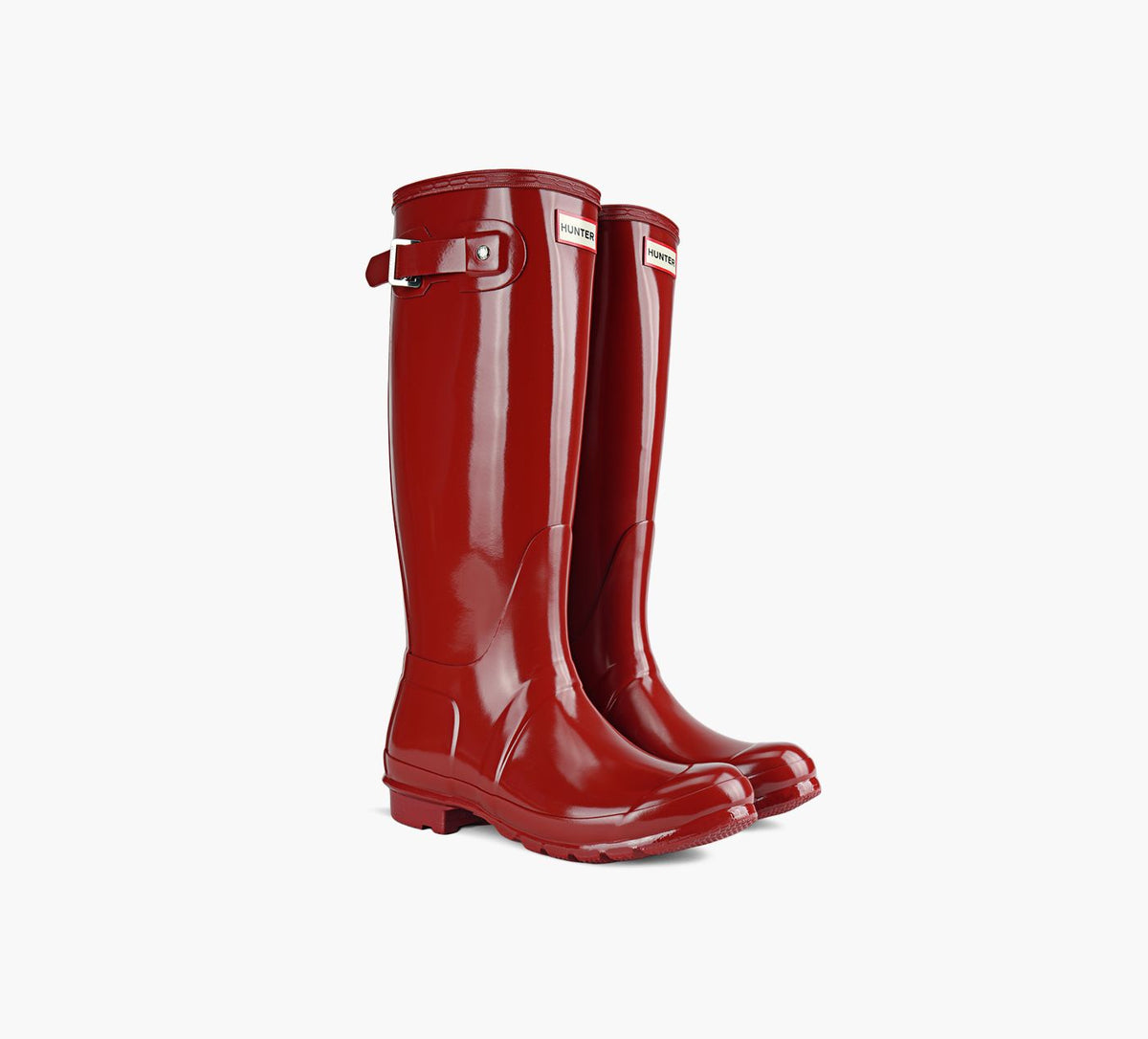 HUNTER ORIGINALTALLGLOSS in RED view 2