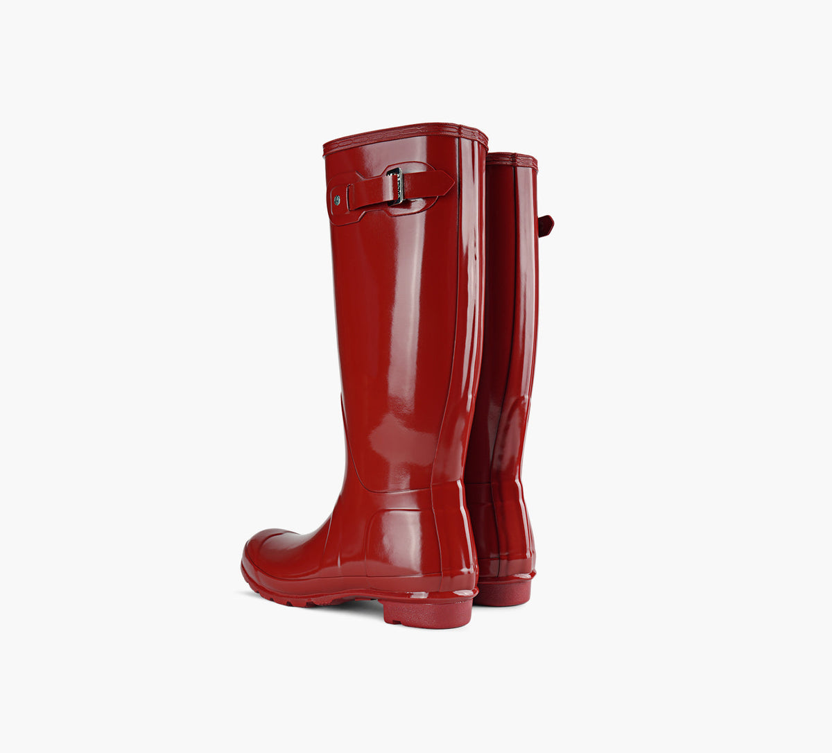 HUNTER BOTTEHAUTESORIGINALTALLGLOSS en ROUGE vue 3