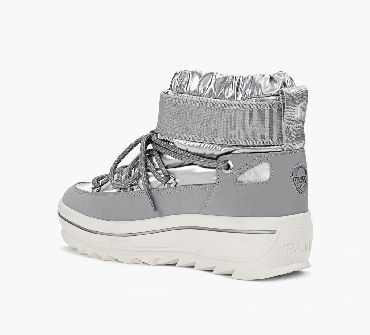PAJAR GALAXYMINIPULLONBOOTIE in SILVER view 3