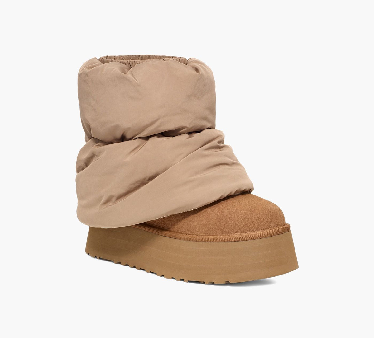 UGG CLASSICMINIDIPPERPUFFER in TAN view 2