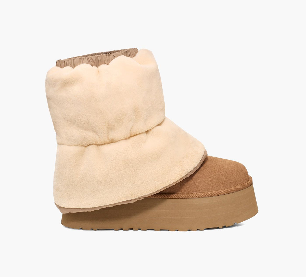 UGG CLASSICMINIDIPPERPUFFER in TAN view 8