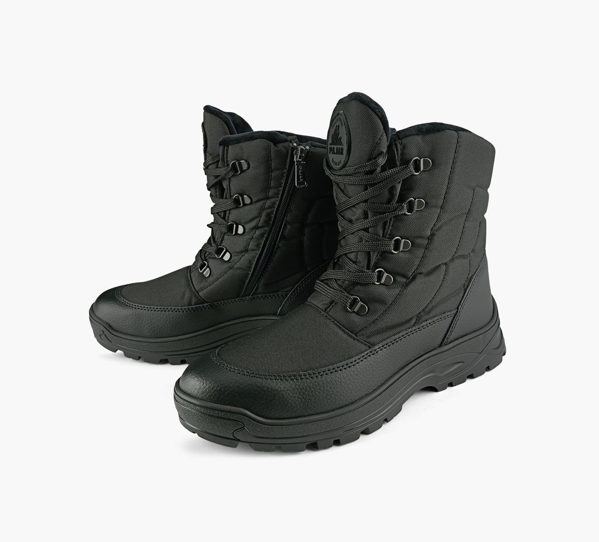 PAJAR TRIGGERLACEUPBOOTWITHICEGRIPPER in BLACK view 4