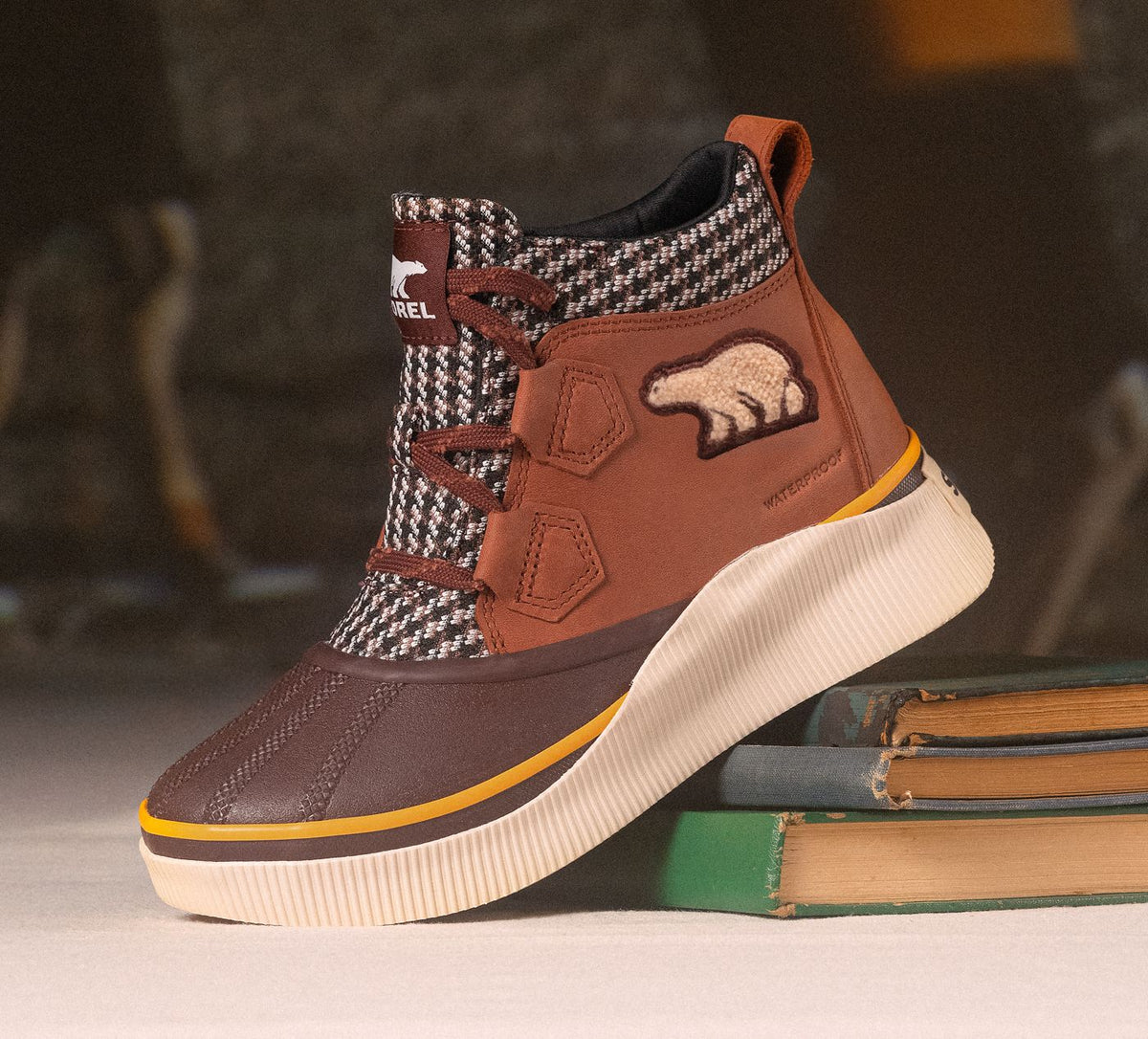 SOREL BOTTEOUTNABOUTIVCLASSICIMPERMABLE en TAN vue 9