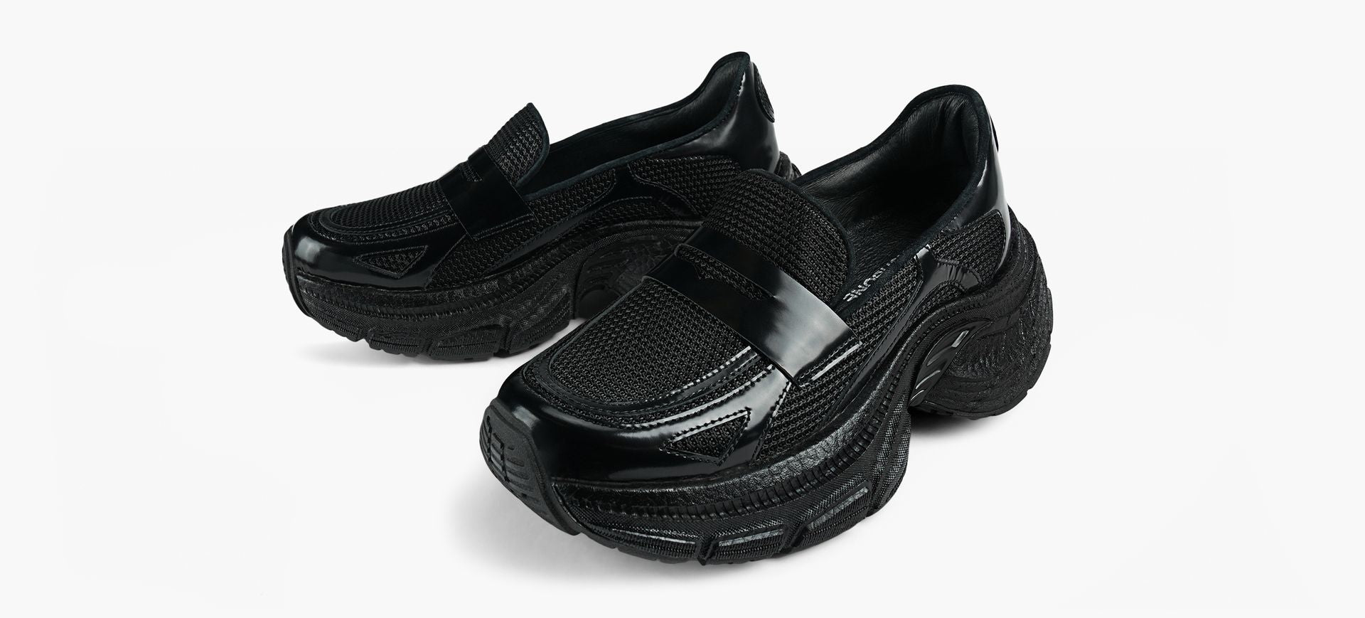 WISHBONE YARASNEAKER in BLACK view 4