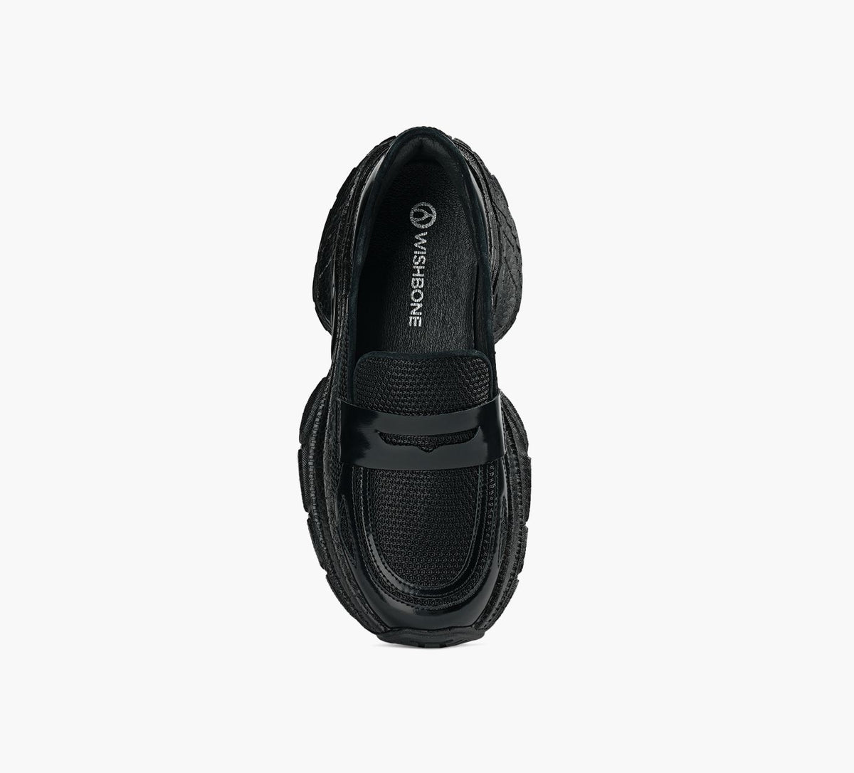WISHBONE YARA en NOIR vue 1c