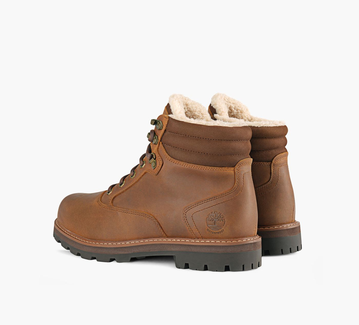 TIMBERLAND BOTTEBRITTONROADIMPERMABLEDOUBLURECHAUDE en BRUN vue 3