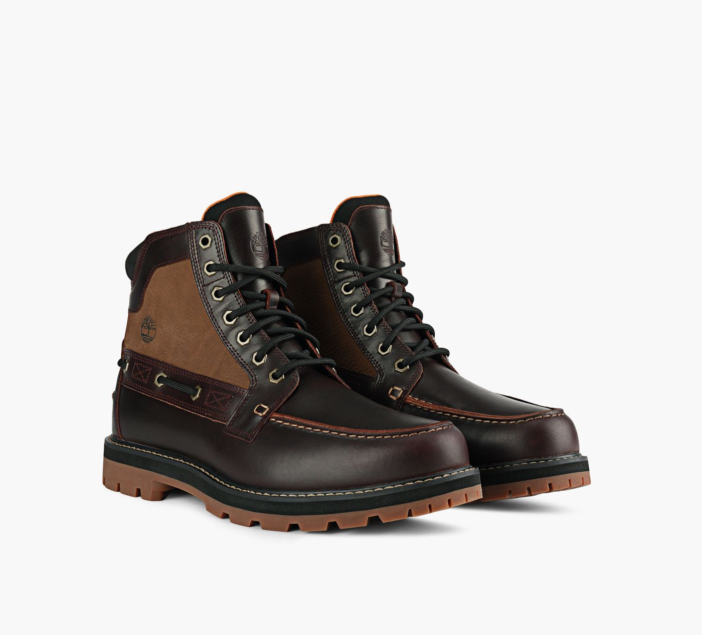 TIMBERLAND BrittonRoadMocToeBoot in BURGUNDY view 2