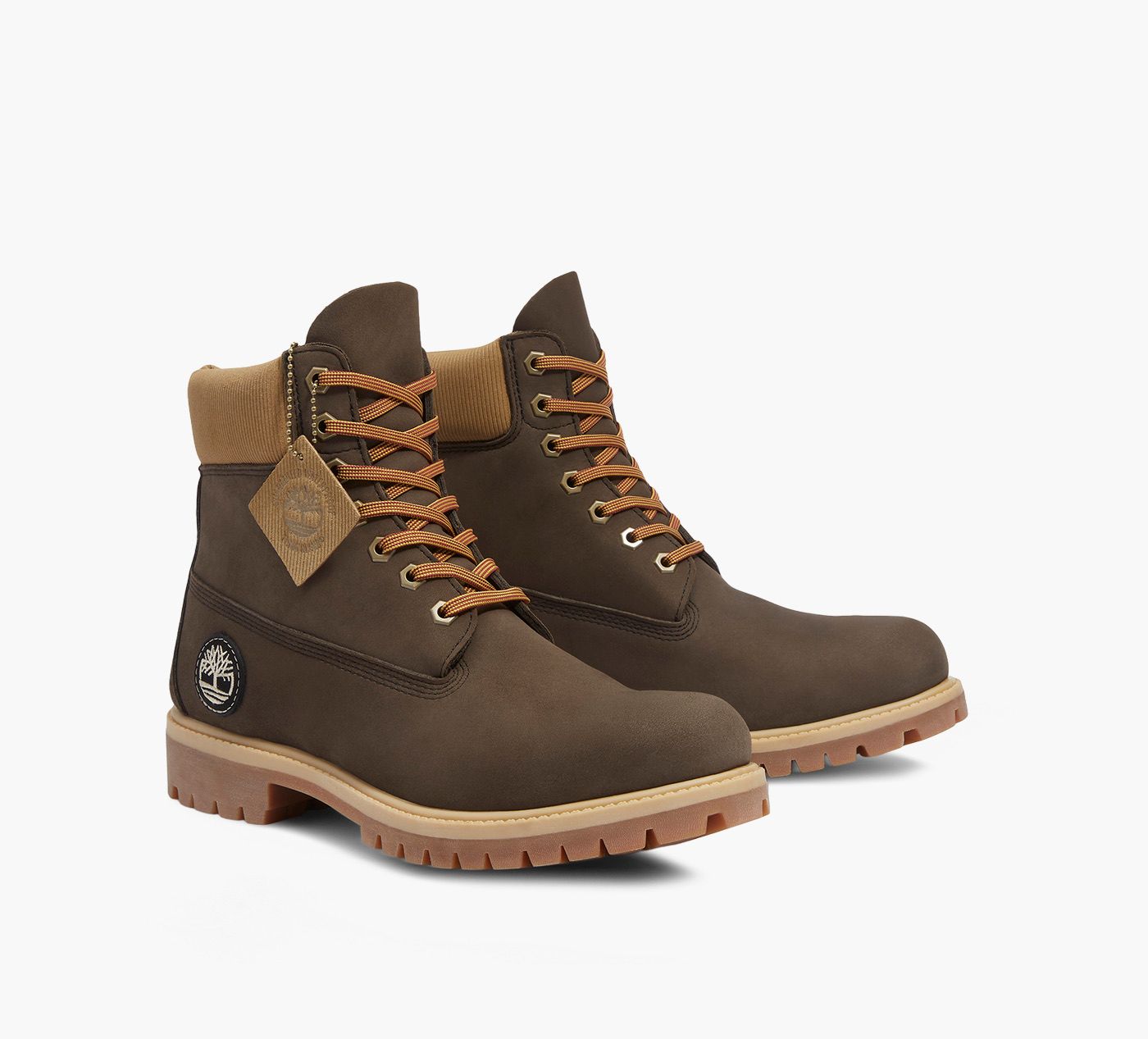 TIMBERLAND PREMIUM6INCHWATERPROOFBOOT in KHAKI view 2