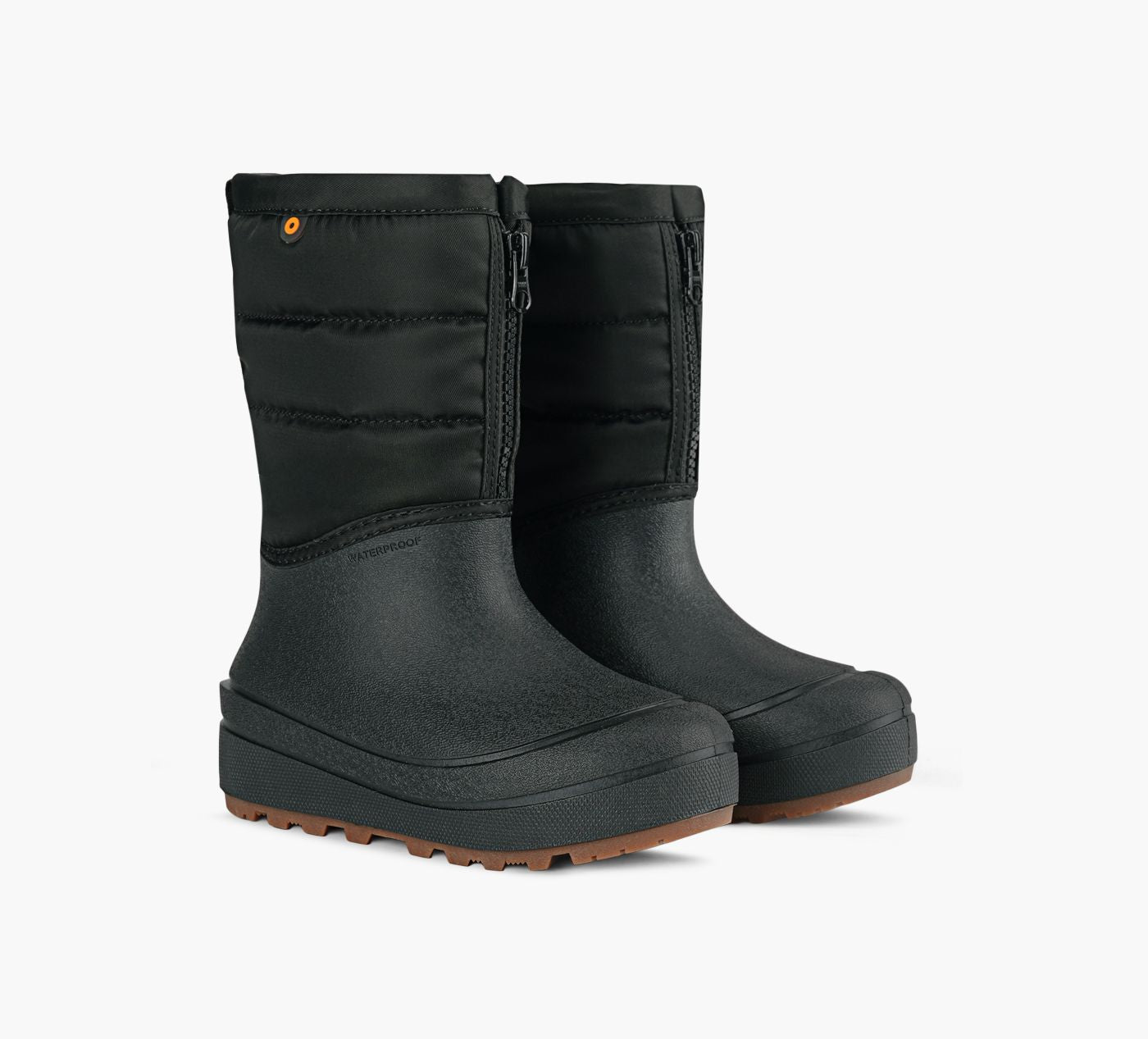 BOGS SNOWSHELLZIPSOLID in BLACK view 2