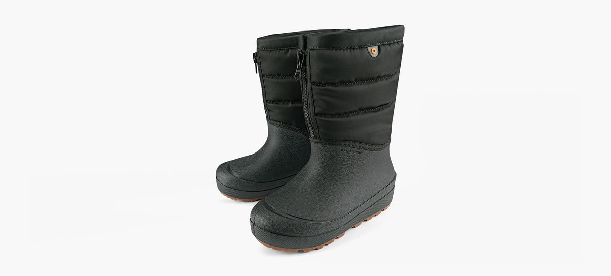 BOGS BOTTECOQUILLEDENEIGESOLIDE en NOIR vue 4