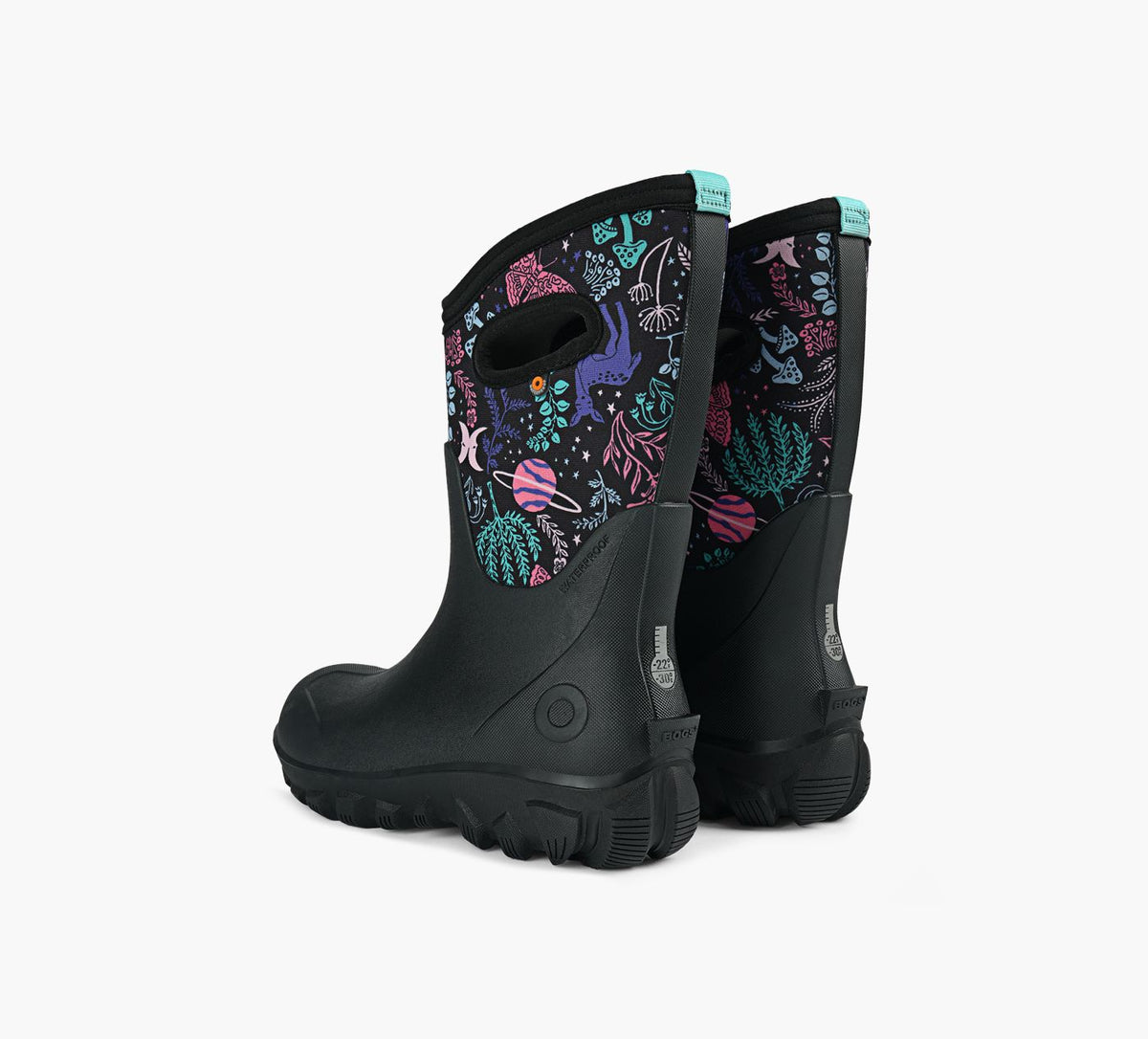 BOGS CLASSICSEAMLESSCOSMICFOREST in BLACK view 3