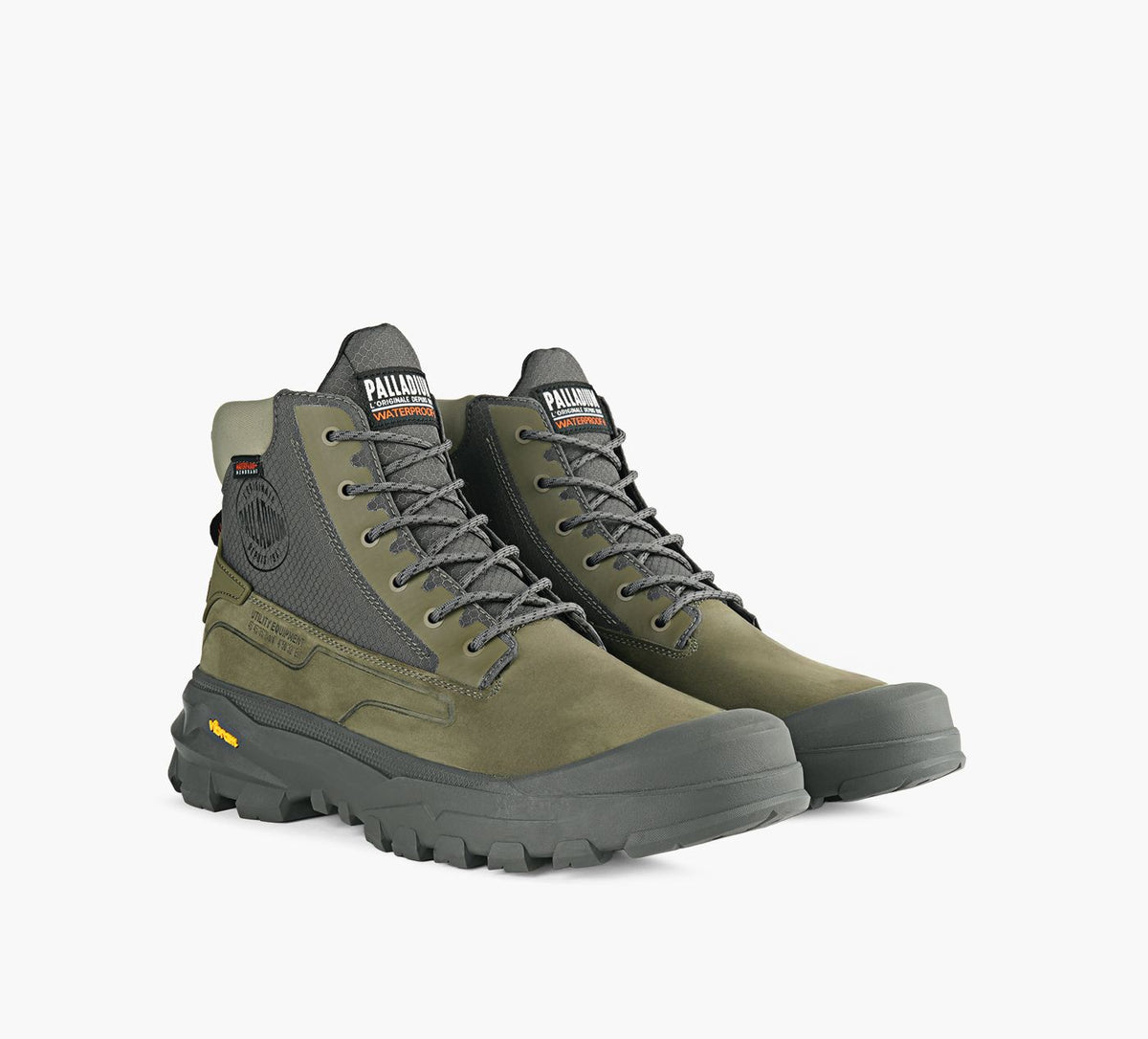 PALLADIUM PALLARIDERSCWP in KHAKI view 2