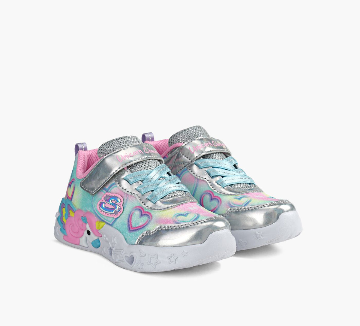 SKECHERS UNICORNCHARMERLILHEARTSPARKLES in MULTICOLOUR view 2