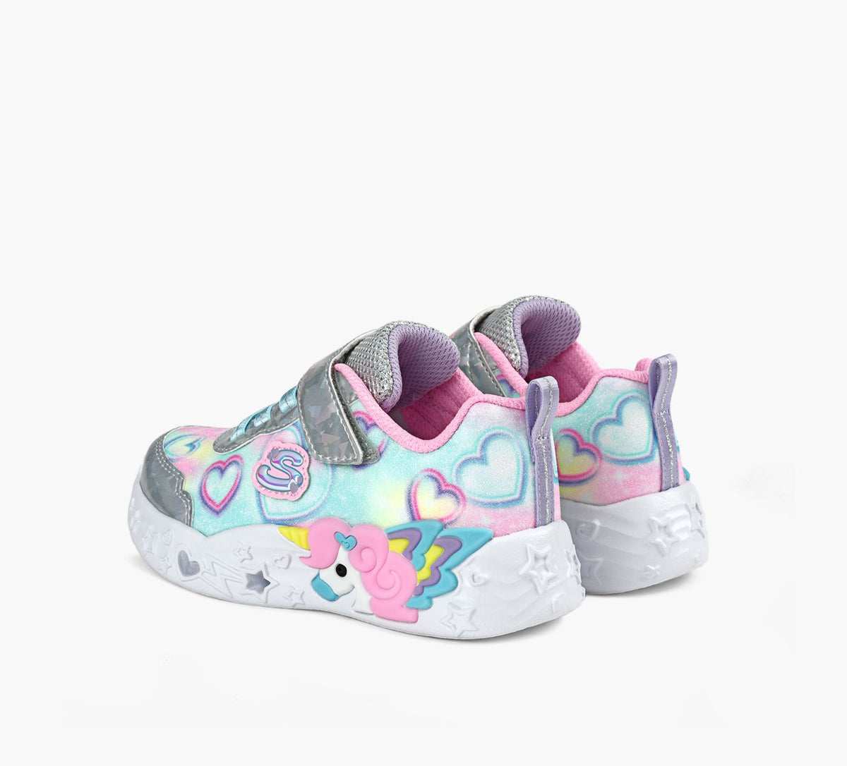 SKECHERS UNICORNCHARMERLILHEARTSPARKLES in MULTICOLOUR view 3