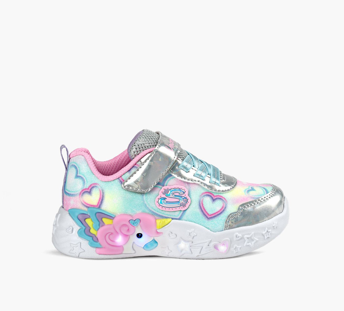 SKECHERS UNICORNCHARMERLILHEARTSPARKLES in MULTICOLOUR view 7