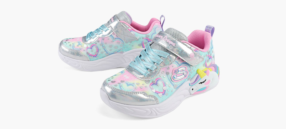 SKECHERS UNICORNDREAMSHEARTSPARKLES in MULTICOLOUR view 4