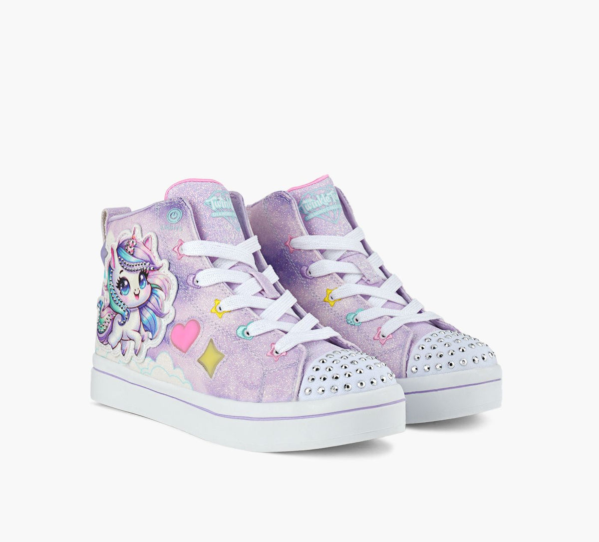SKECHERS TWILITES20UNICORNGLAM in PURPLE view 2