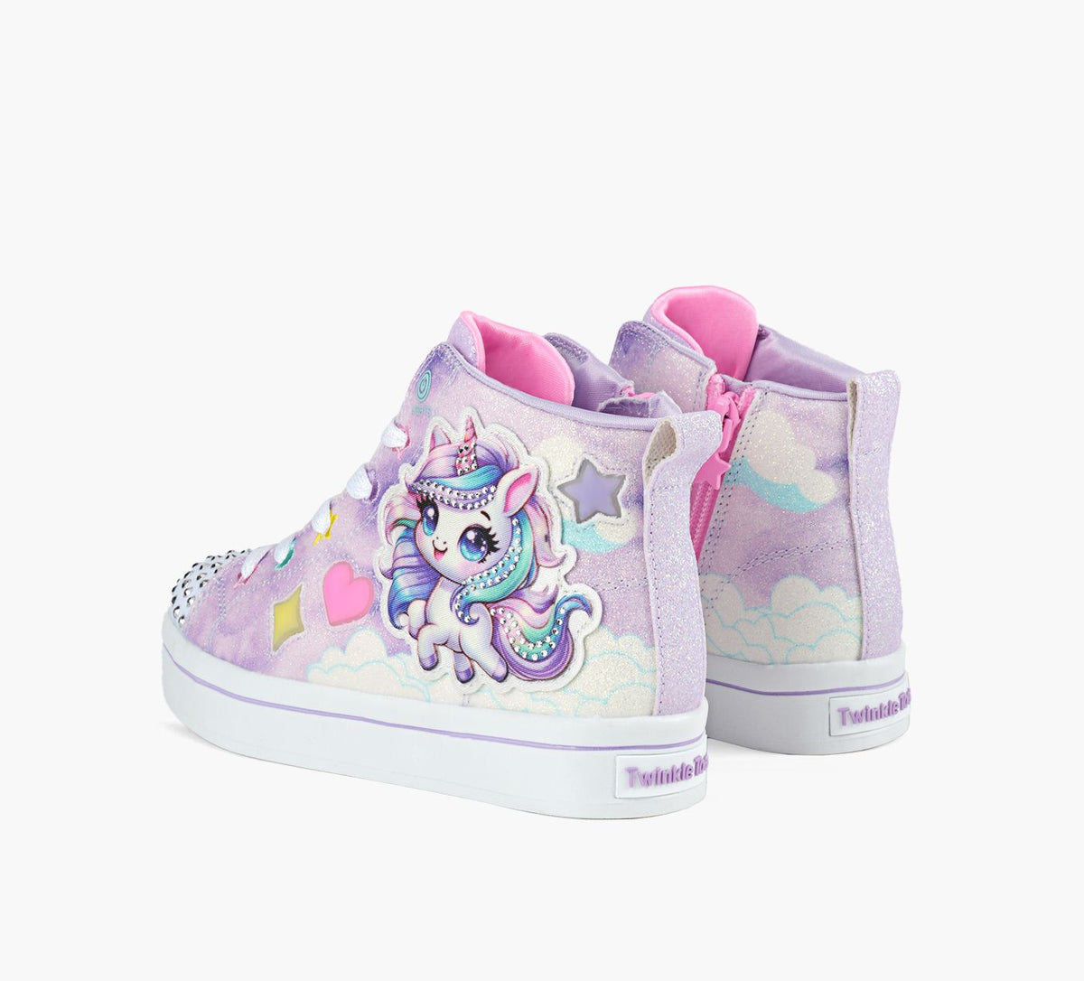 SKECHERS TWILITES20UNICORNGLAM in PURPLE view 3