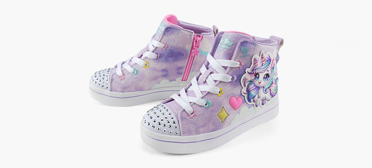 SKECHERS TWILITES20UNICORNGLAM in PURPLE view 4