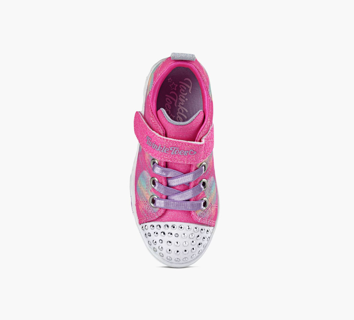 SKECHERS HEARTSTEPSHEARTSKETCH in FUCHSIA view 1c
