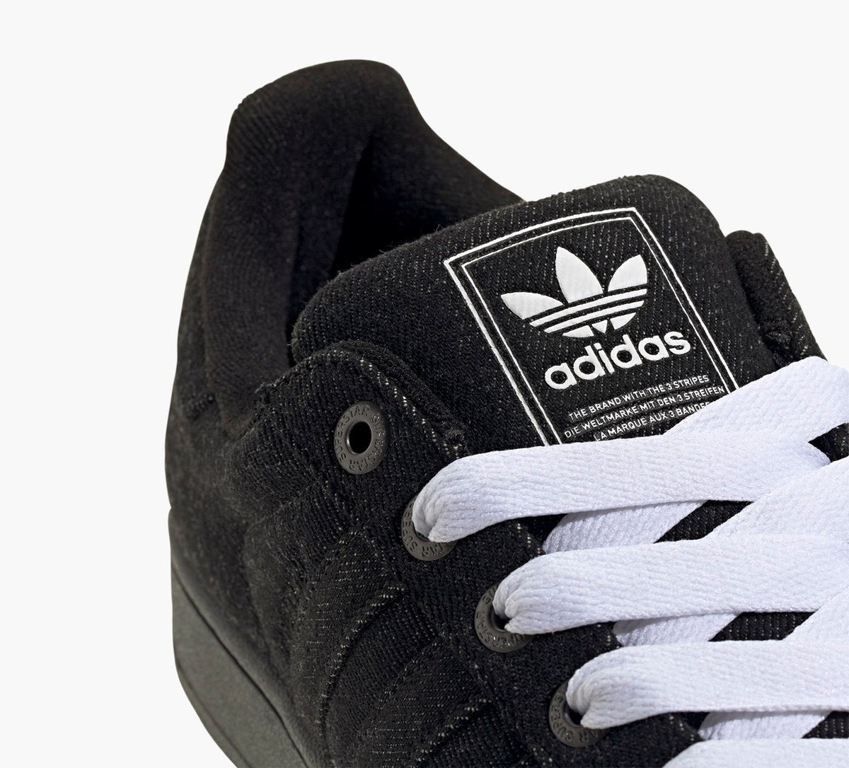ADIDAS SUPERSTARII in BLACK view 7