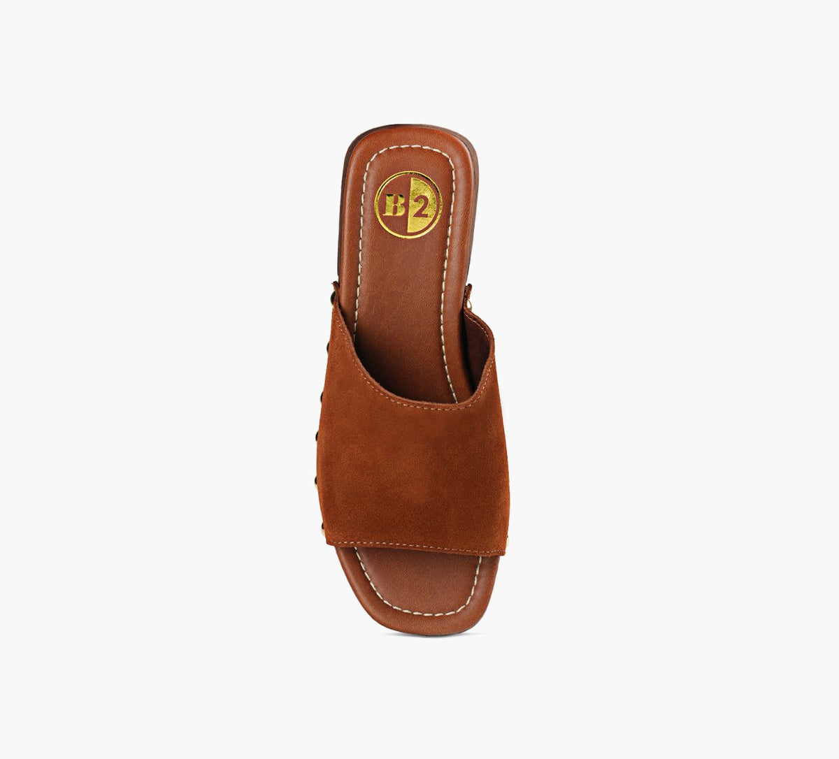 B2 MUMBAICLOGSANDAL in TAN view 1c