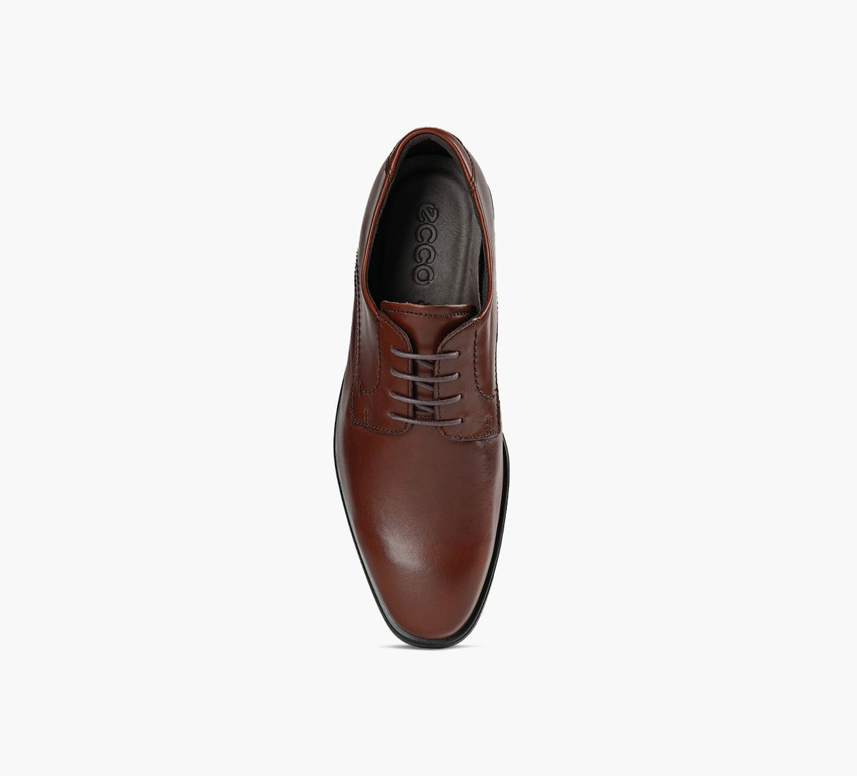 ECCO MELBOURNEDERBY in BROWN view 1c