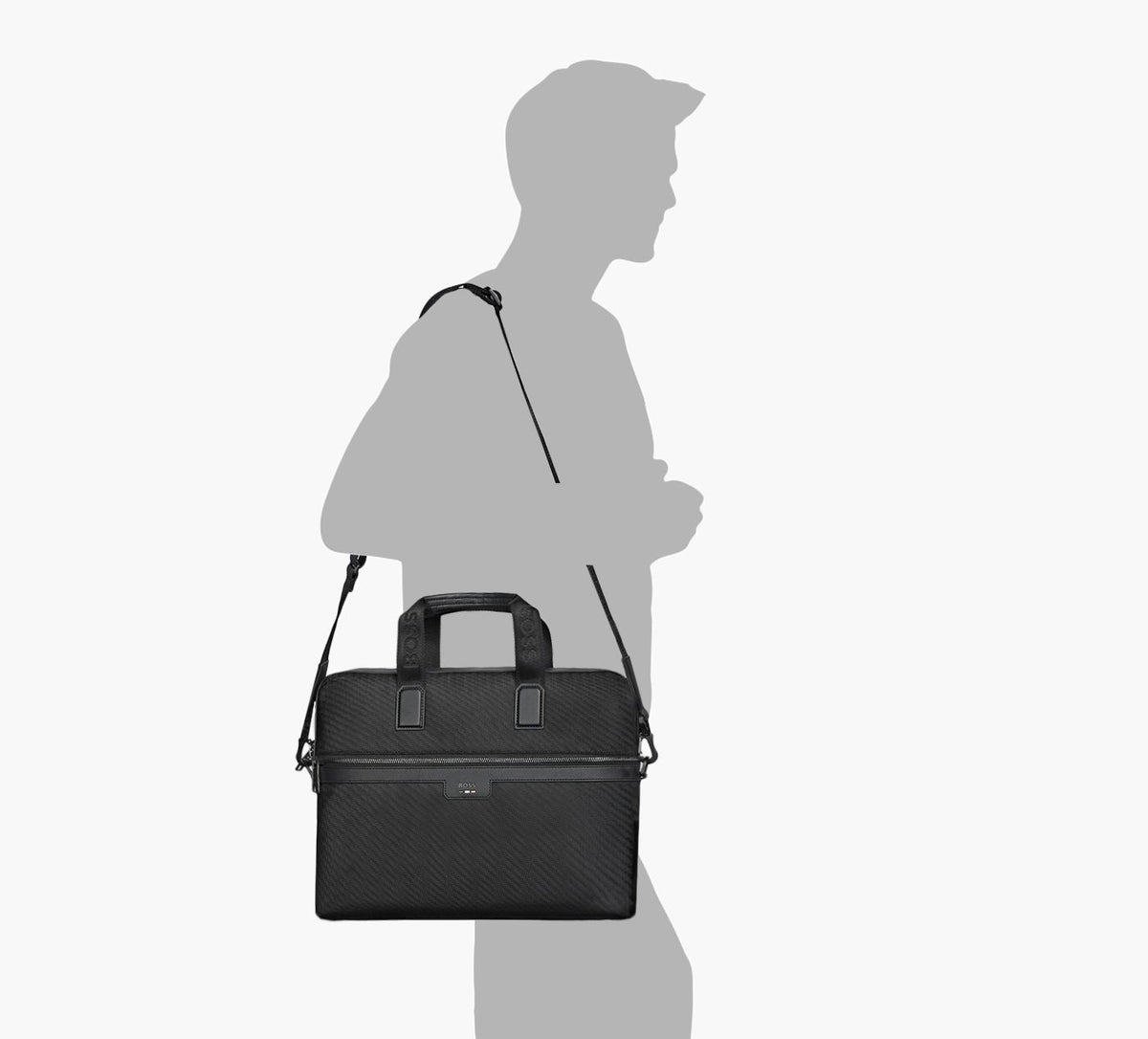 BOSS RAYDOCUMENTCASE in BLACK view 1c