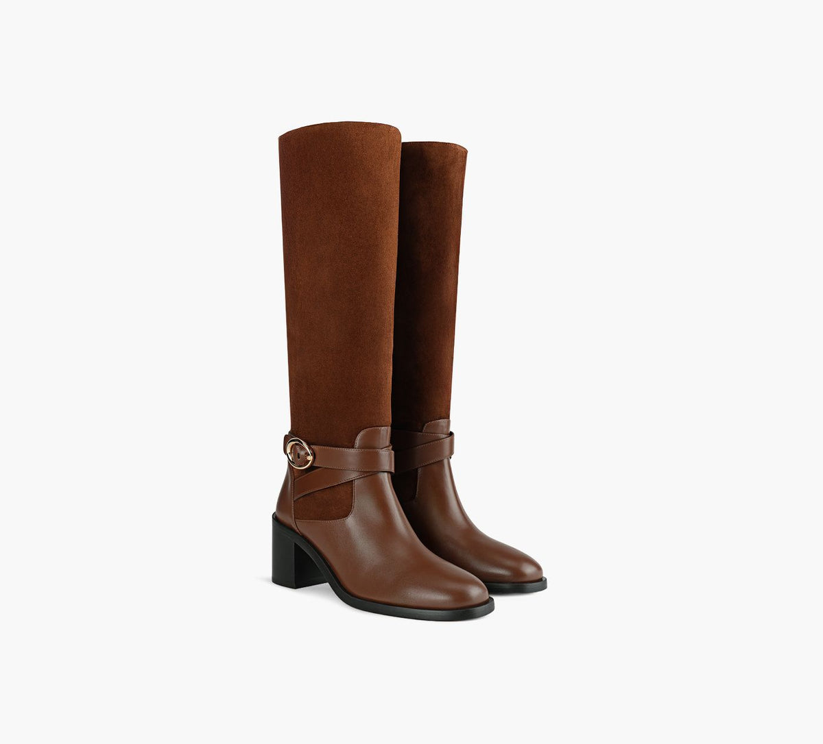 STUART WEITZMAN BENNIRIDINGBOOT55 in TAN view 2