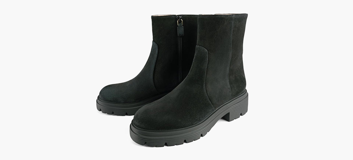 STUART WEITZMAN BOTTINEFERMETURECLAIRHUDSONLITE en NOIR vue 4