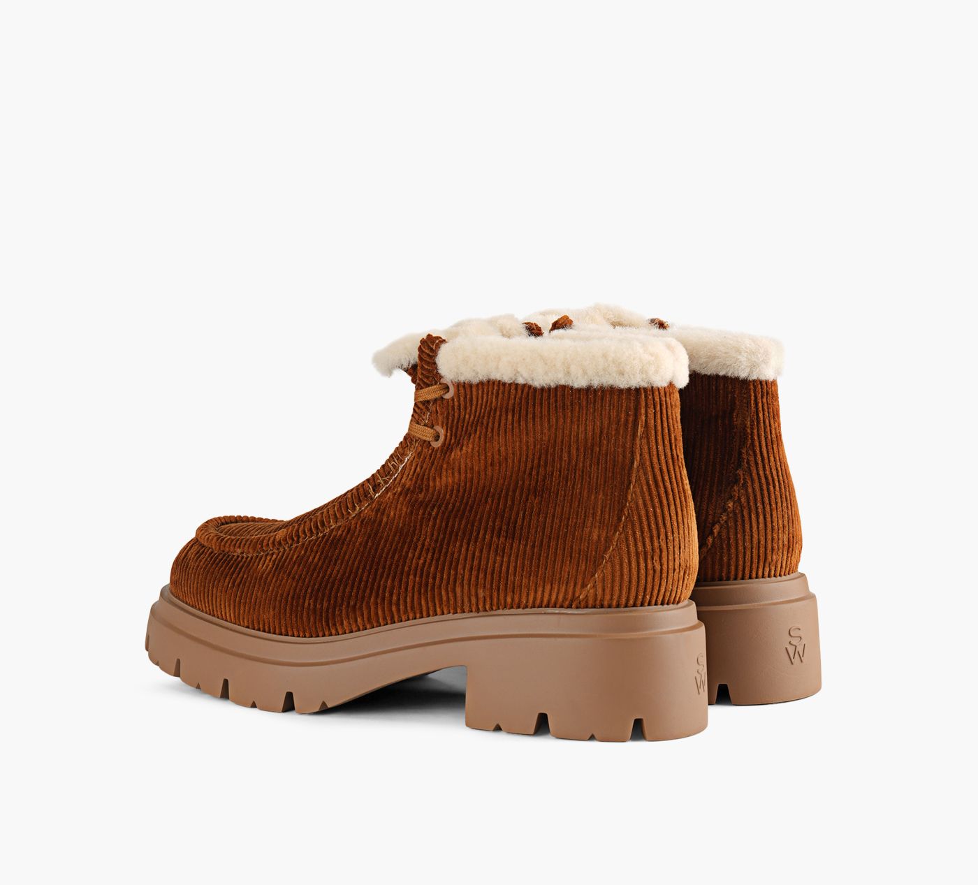 STUART WEITZMAN CHUKKAENPEAURETOURNEHUDSON en TAN vue 3