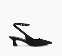 STUART WEITZMAN VINNIE50STRAPPUMP in BLACK
