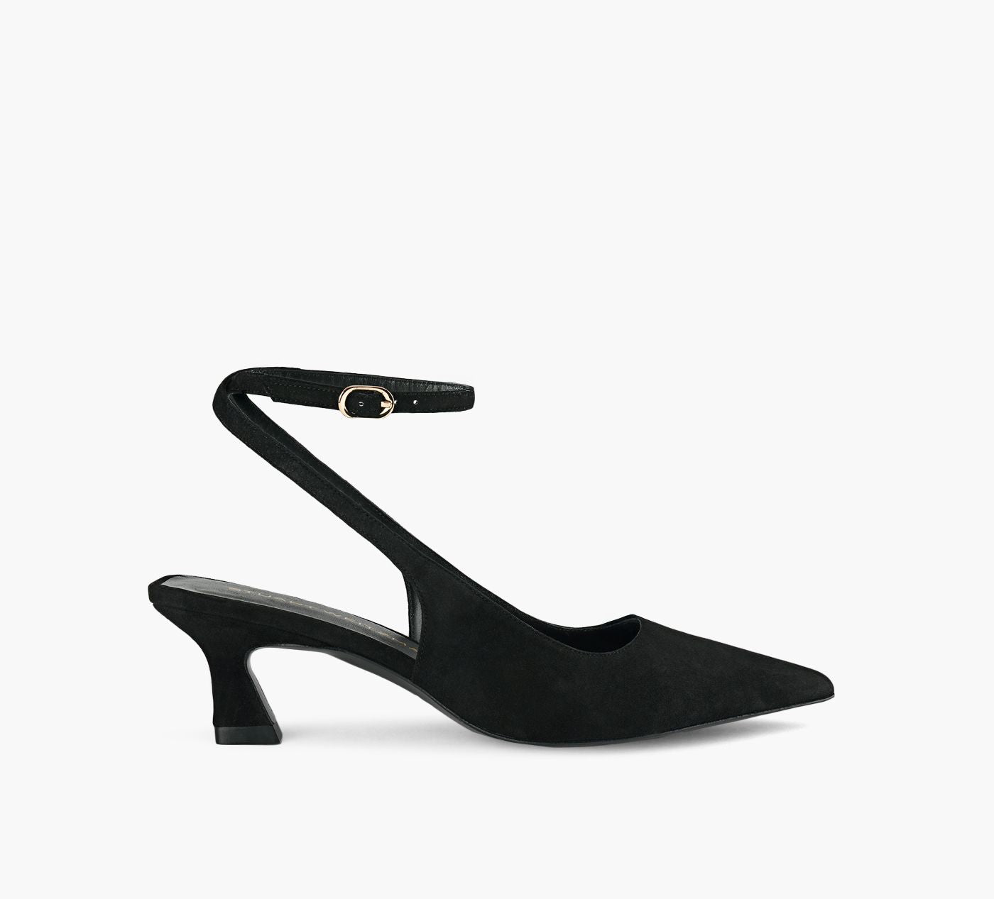 STUART WEITZMAN VINNIE50STRAPPUMP in BLACK