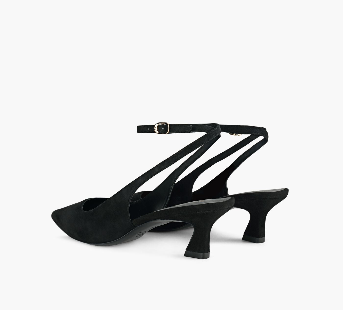 STUART WEITZMAN VINNIE50STRAPPUMP in BLACK view 3