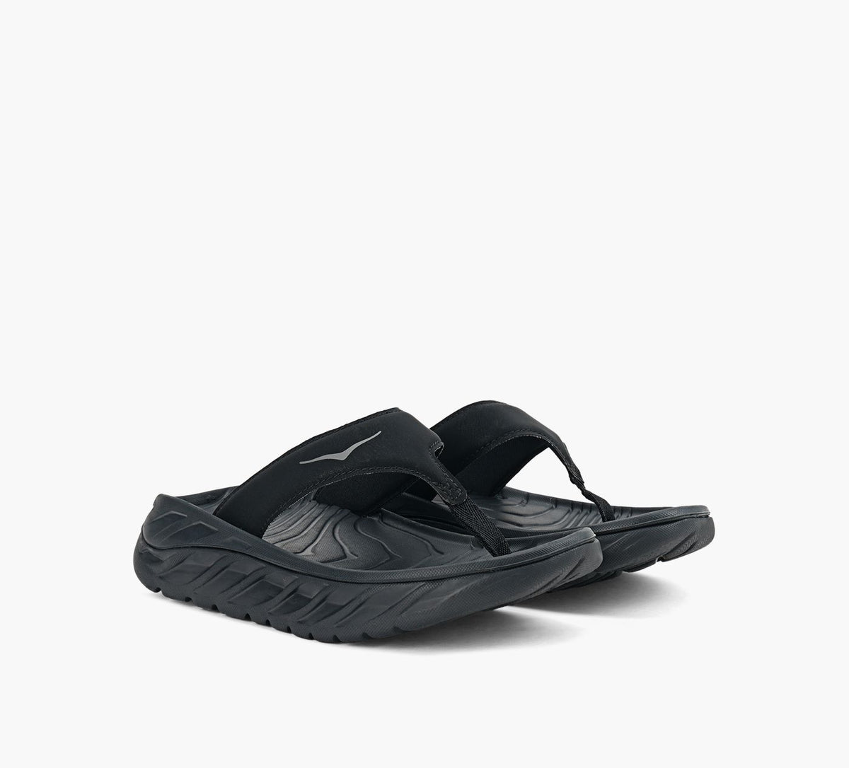 HOKA ORARECOVERYFLIP in BLACK view 2