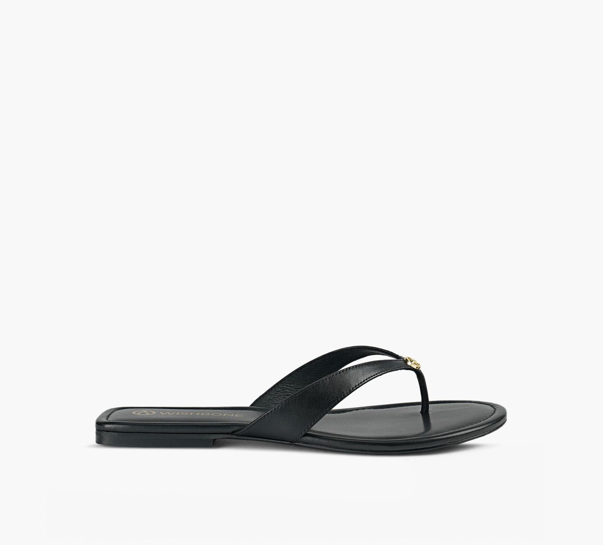 WISHBONE WILLOWTHONGSANDAL in BLACK