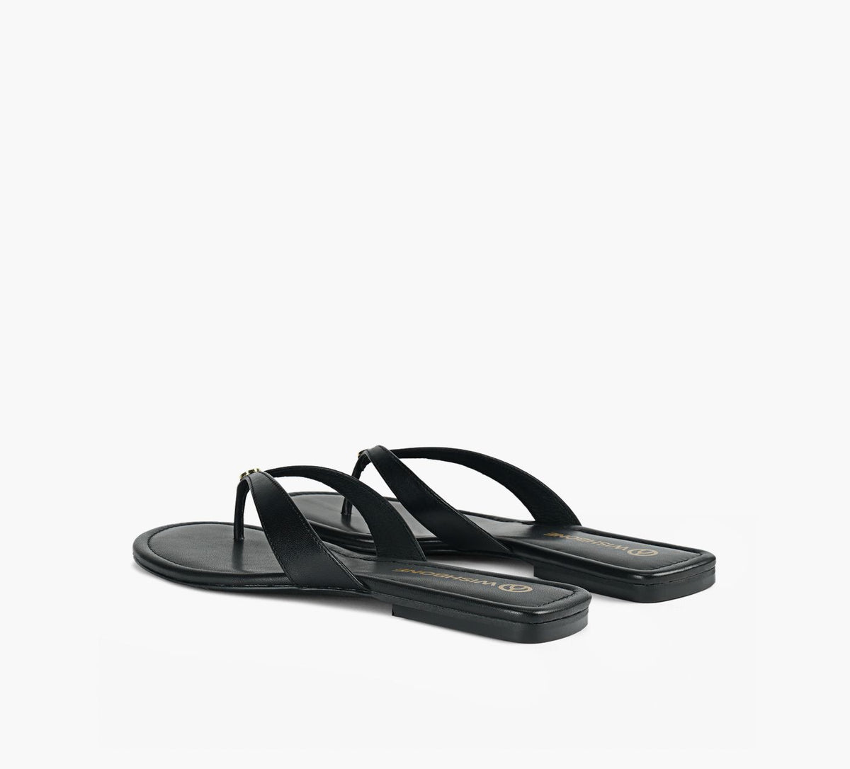 WISHBONE WILLOWTHONGSANDAL in BLACK view 3
