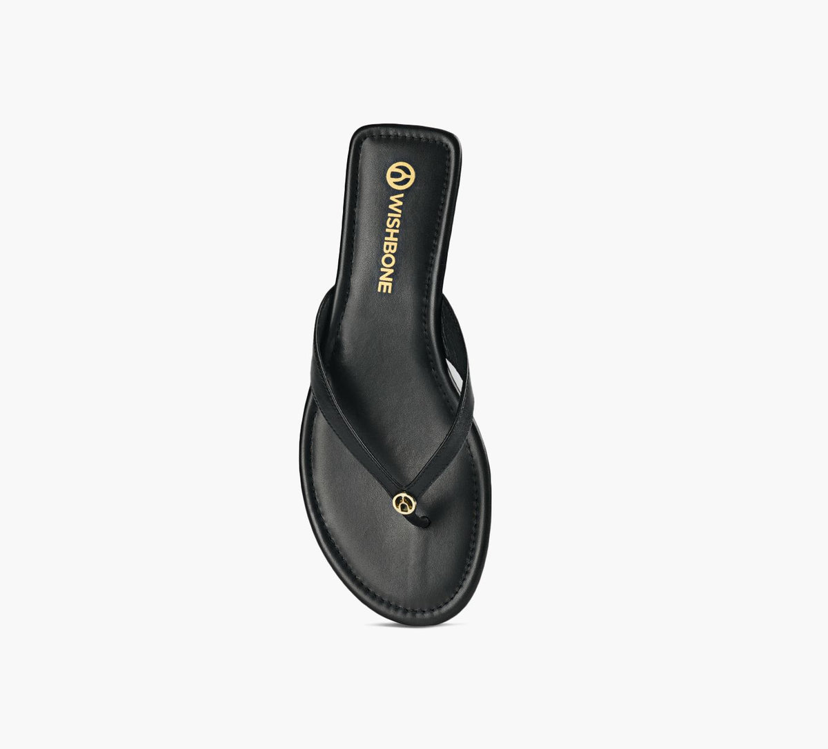 WISHBONE WILLOWTHONGSANDAL in BLACK view 1c