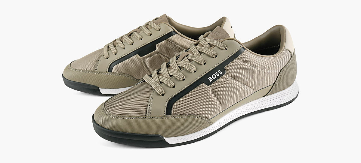 BOSS BASKETPROFILBASNITAN en TAUPE vue 4