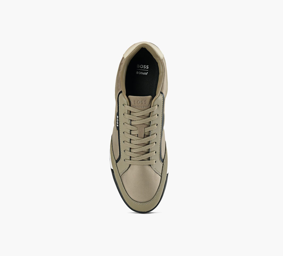 BOSS BASKETPROFILBASNITAN en TAUPE vue 1c