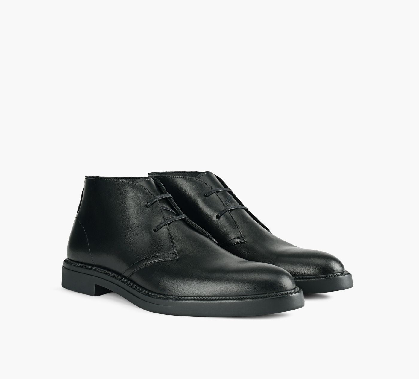 BOSS CALEVDESERTBOOT in BLACK view 2