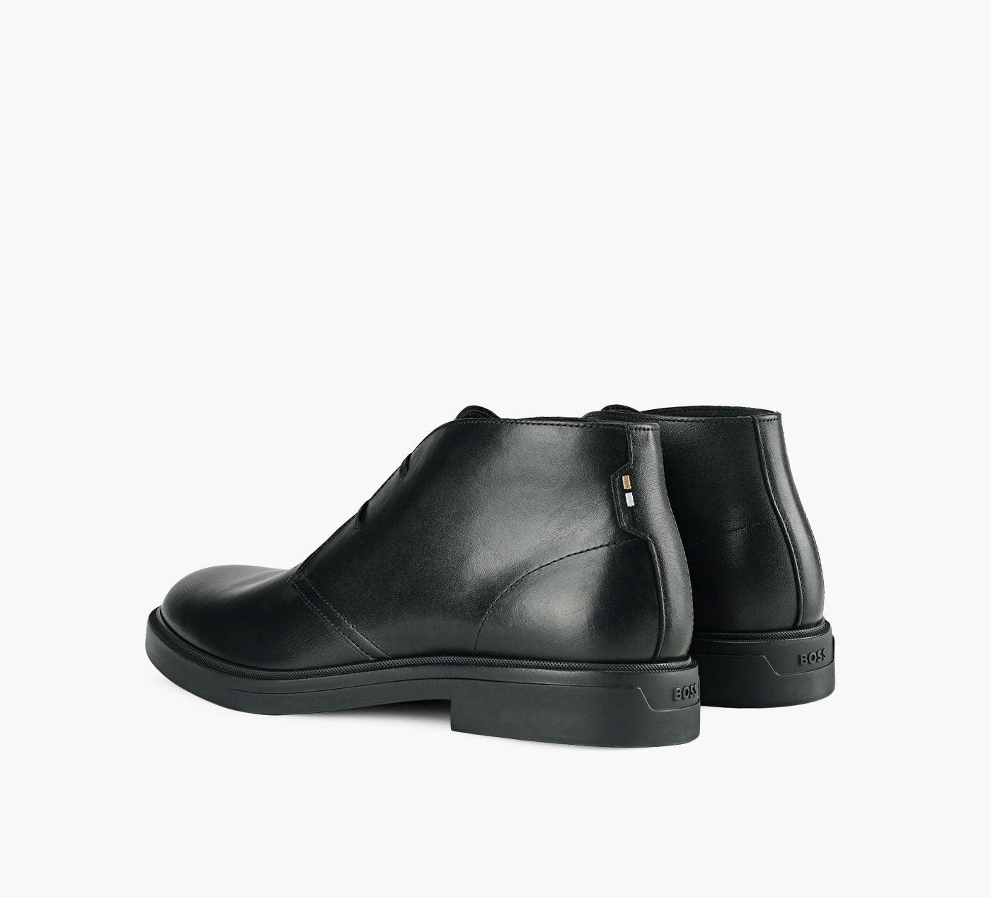 BOSS CALEVDESERTBOOT in BLACK view 3