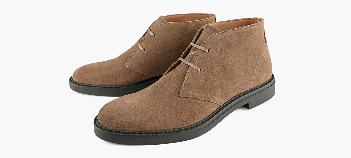 BOSS CALEVDESERTBOOT in TAUPE view 4