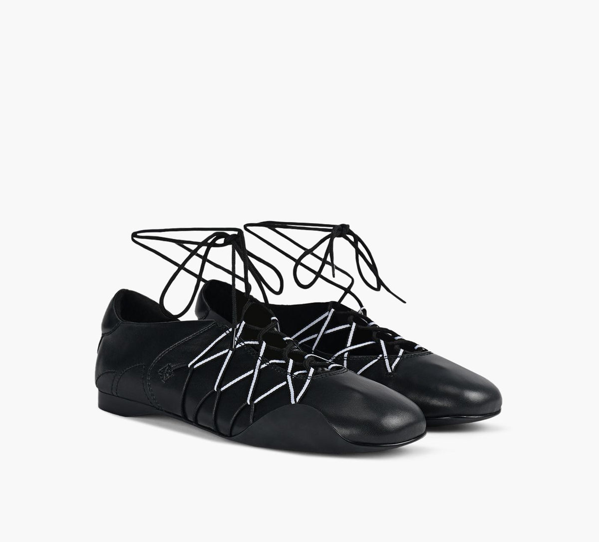 B2 CATANIABALLERINASNEAKER in BLACK view 2