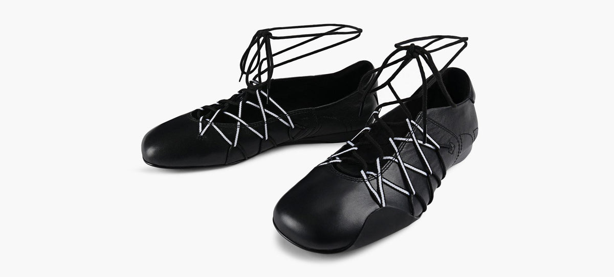 B2 CATANIABALLERINASNEAKER in BLACK view 4