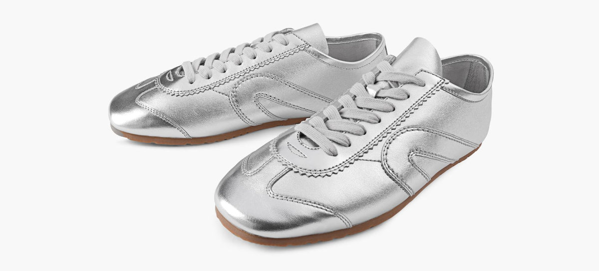 B2 MATERASNEAKER in SILVER view 4