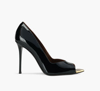 GIUSEPPE ZANOTTI INTRIGOCRYSTALOPENTOE in BLACK